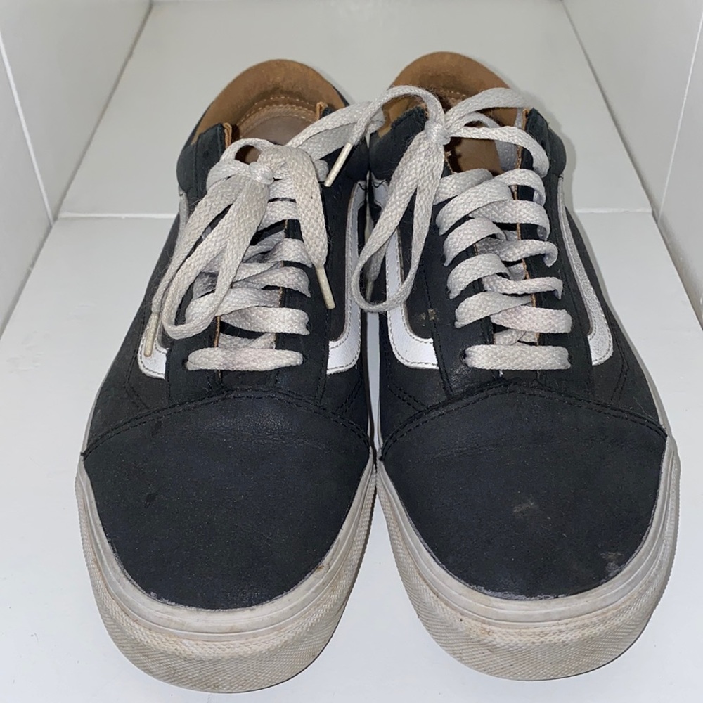 All leather black classic Vans